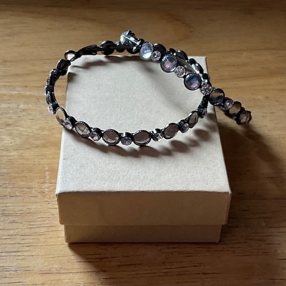 Crystal Hoop Earrings - Picture 3 of 4